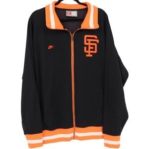 Nike Cooperstown Collection San Francisco Giants Track Jacket Mens Size XXL
